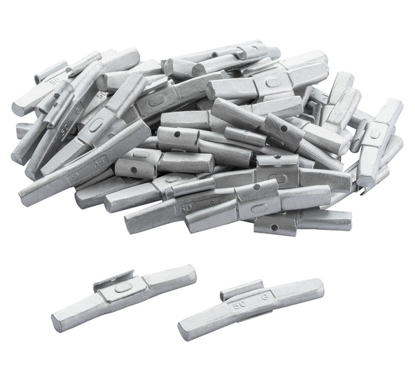 Ciężarki nabijane Fe do felg stalowych 50g - 50 szt. FIVESTARS