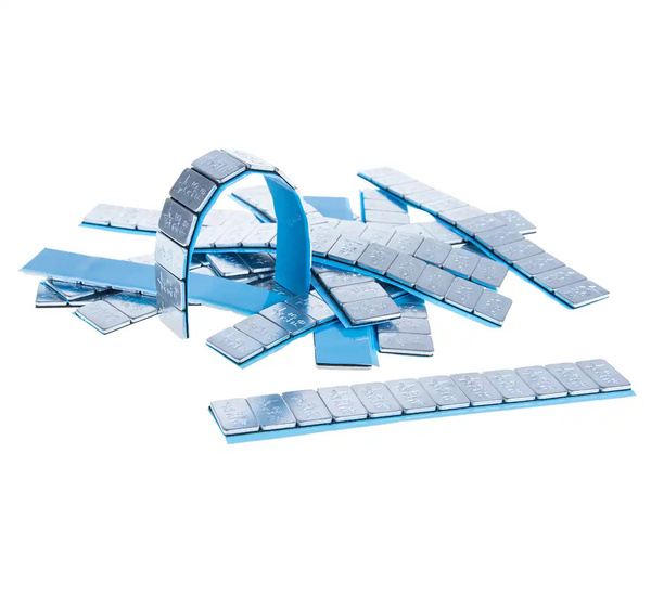 Ciężarki klejone Fe ocynk szeroka taśma SLIM 2,5g - 1 pasek FIVESTARS ROUND