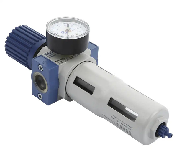 Odwadniacz powietrza reduktor 3/4" z manometrem RQS