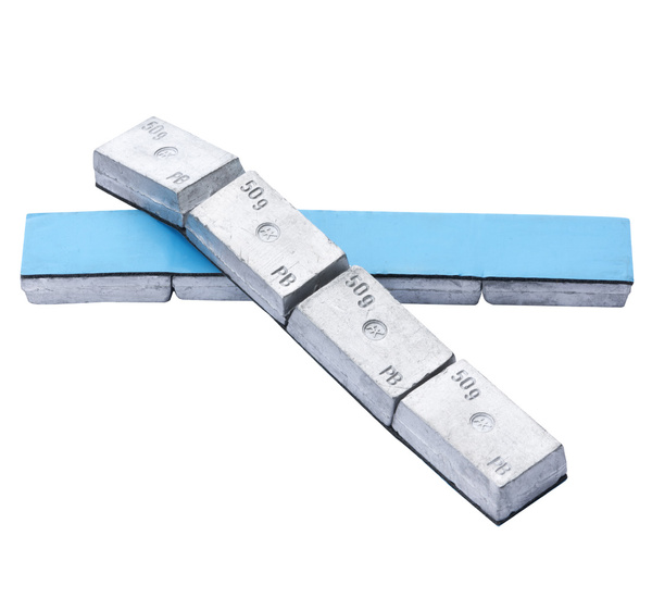 Ciężarki klejone Pb do kół ciężarowych 4x50g - 10 pasków