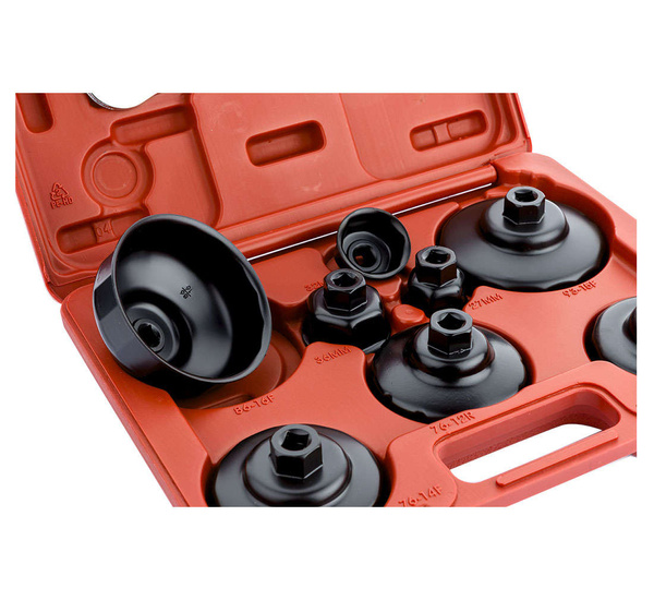 Klucze nasadowe do filtra oleju BOXO zestaw 9el