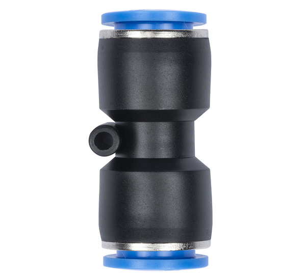 Złączka wtykowa prosta na wąż 12mm przelotka