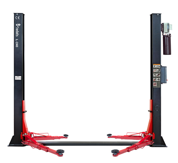 OUTLET Podnośnik dwukolumnowy REDATS L-240f 4t, automatyczny, dolna belka