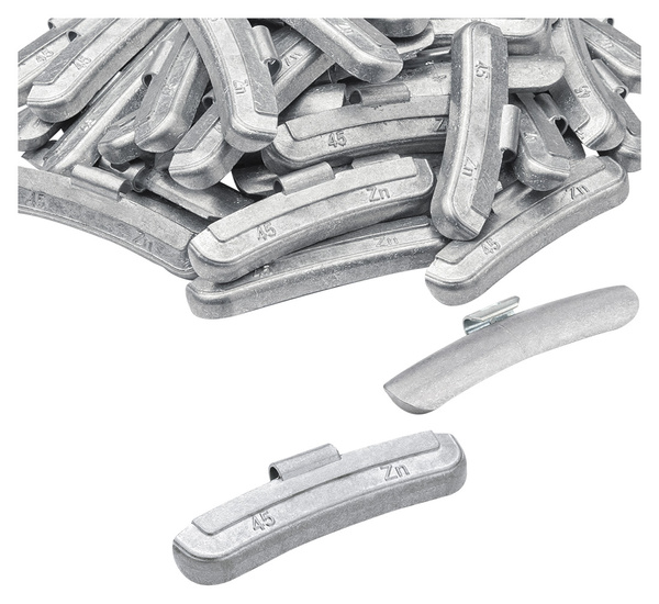 Ciężarki nabijane Zn do felg stalowych 45g - 50 szt. FIVESTARS