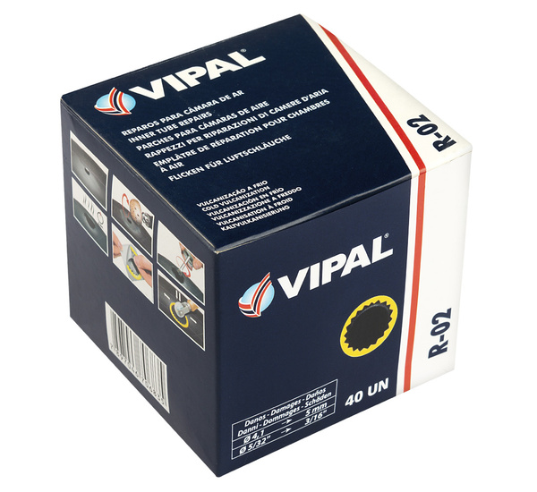 Łatki do dętek Vipal 50mm R02 40szt