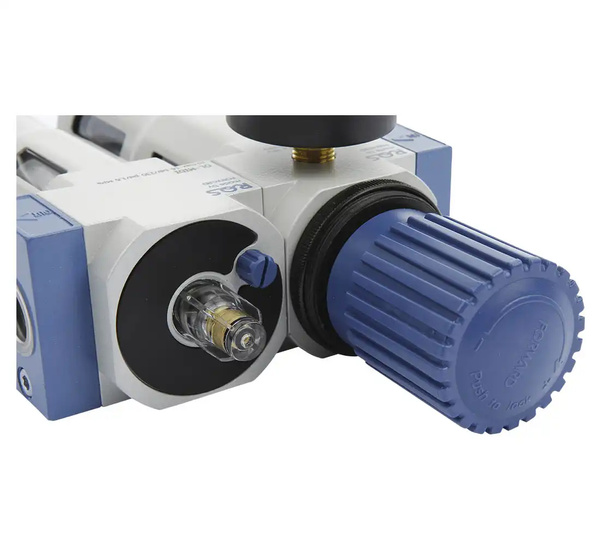 Regulator ciśnienia z odwadniaczem i naolejaczem 1/2" MIDI RQS