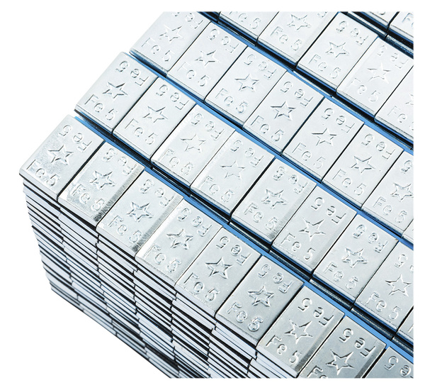 ZESTAW Ciężarki klejone Fe ocynk szeroka taśma 5g - 200 pasków FIVESTARS EDGY