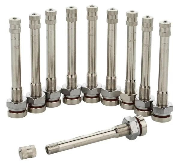 Zawory bezdętkowe ciężarowe chromowane TR 544 – 10 szt. REDATS