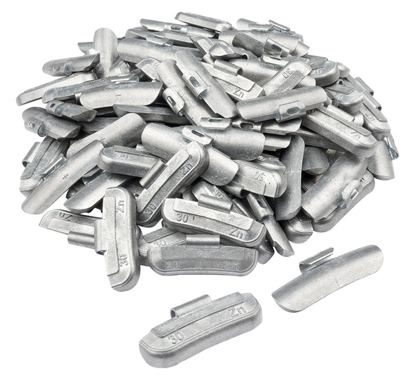 Ciężarki nabijane Zn do felg stalowych 30g - 100 szt. FIVESTARS