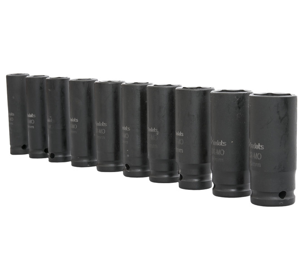 Klucz pneumatyczny 1/2" Udarowy 1450Nm REDATS P-120 + wtyk + nasadki udarowe 1/2" długie REDATS 10 szt.