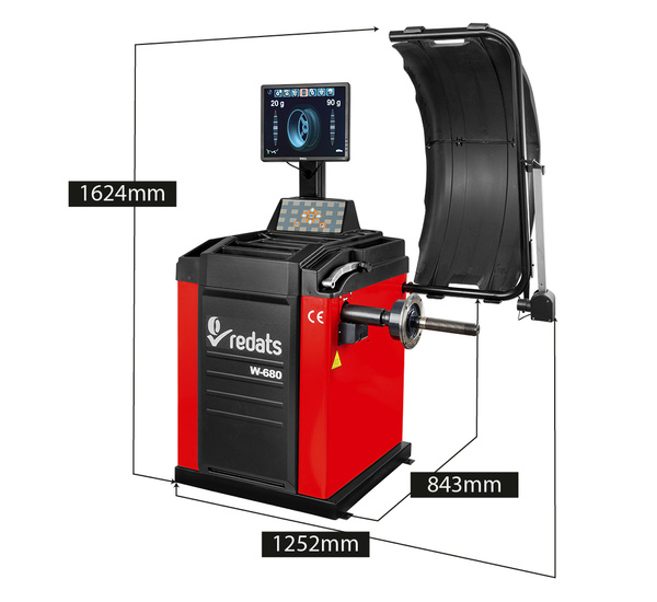 Zestaw Wyważarka W-680 i Montażownica M-250 + Ramię 3D-2 REDATS