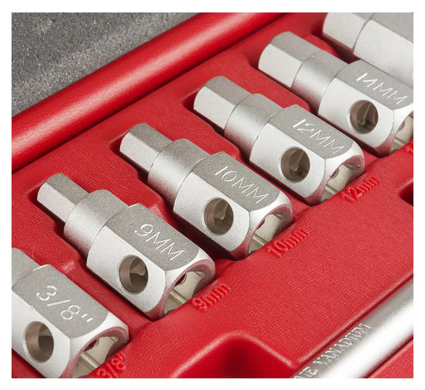 Nasadki do korków spustowych oleju zestaw 13el. BOXO