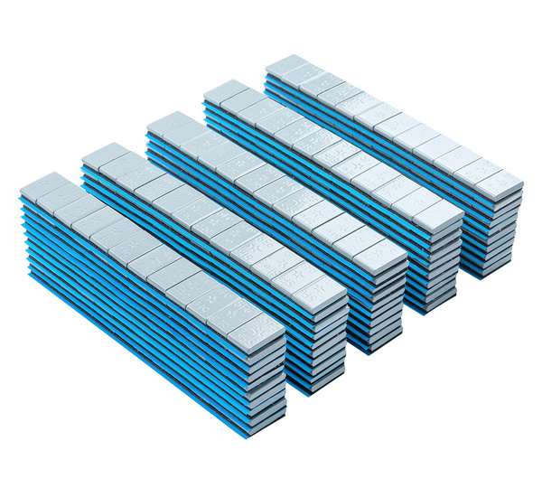 Ciężarki klejone Fe powlekane szare szeroka taśma 5g - 400 pasków FIVESTARS EDGY