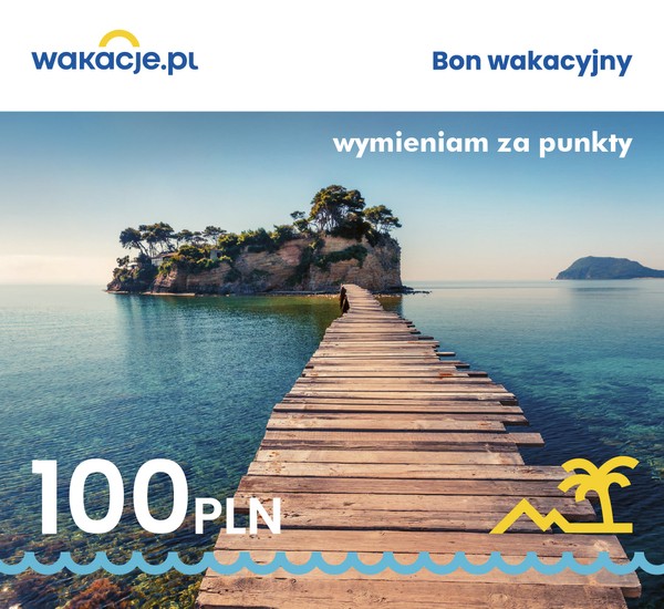 Bon 100zł z WAKACJE.PL