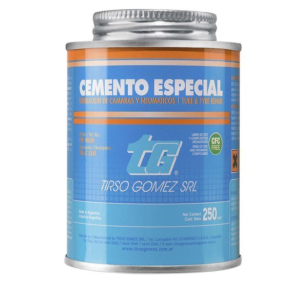 Klej do opon Tirso Gomez Cemento Especial TG - 250ml z pędzelkiem