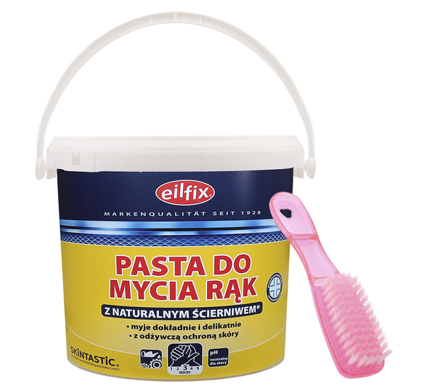 Pasta do mycia rąk EILFIX 5 L + szczoteczka do czyszczenia